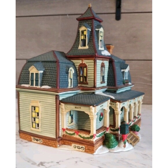 Trim A Home Lighted Ceramic Christmas Village Farm House by Walmart No Light - Picture 5 of 13